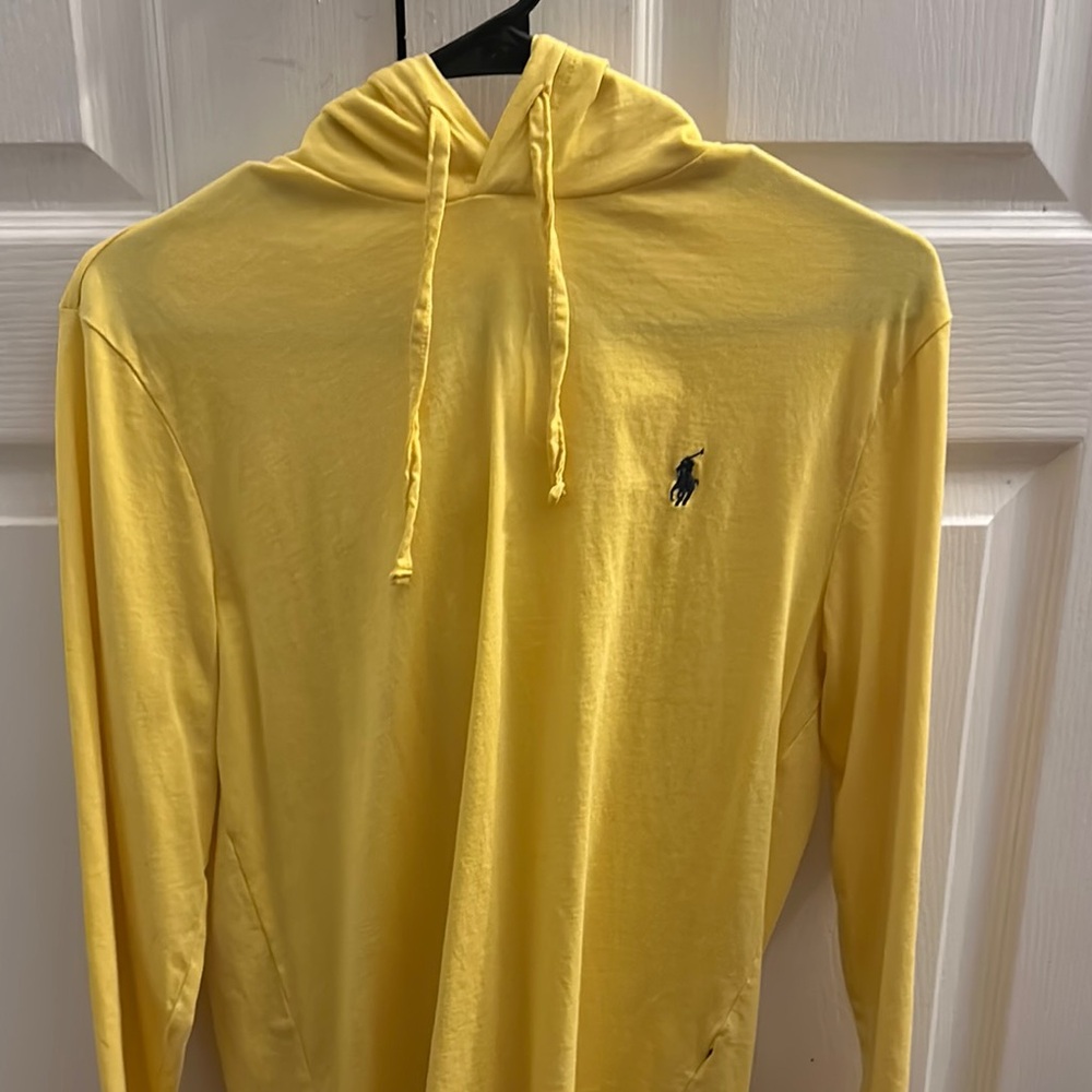 Polo by Ralph Lauren Yellow Sweatshirt Classic Hooded Design